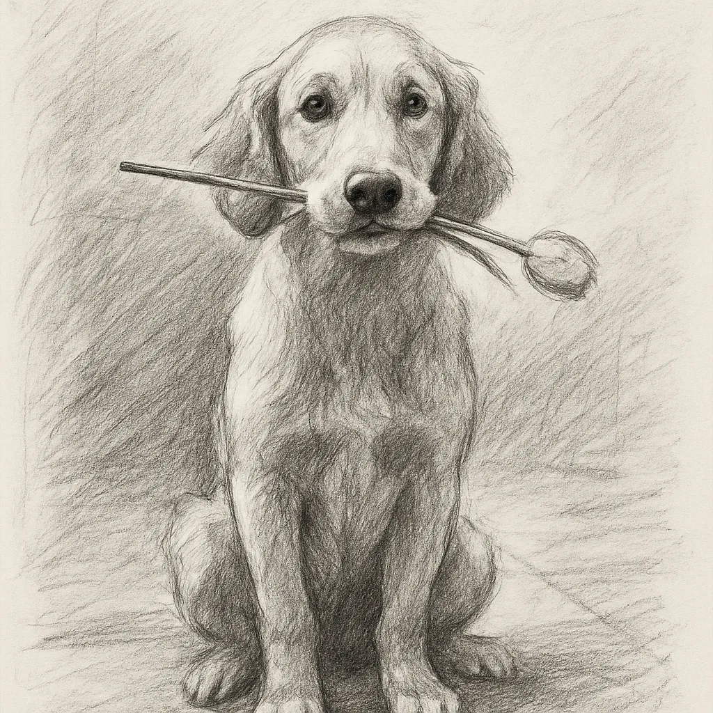 Pet portrait result